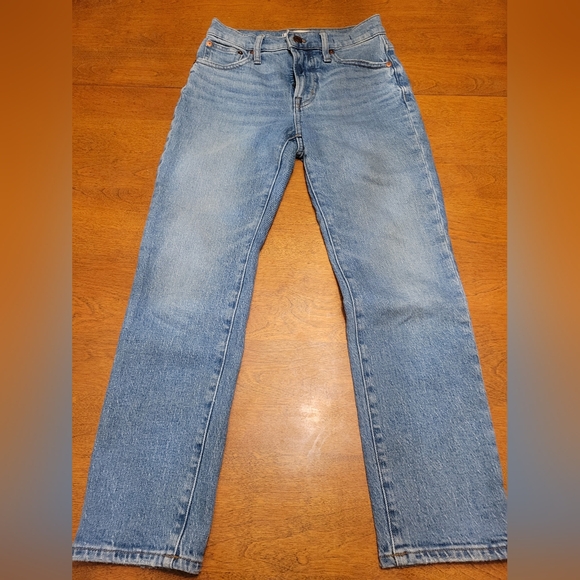 Madewell Denim - Madewell Petite Perfect Vintage Light Blue Denim Straight Leg | 23P